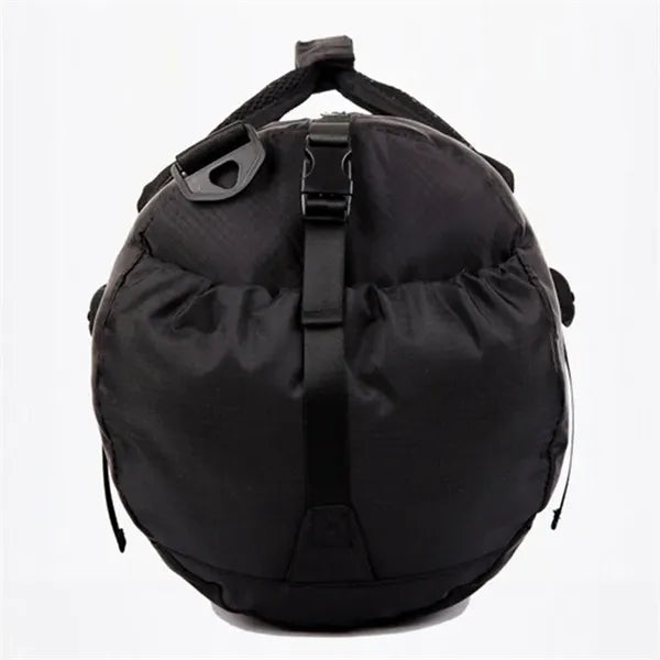 Cylindrical Duffel Bags Foldable Fitness Gym Tote Sport