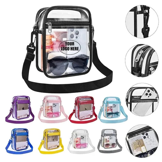 Clear Purse Stadium Messenger Bag
