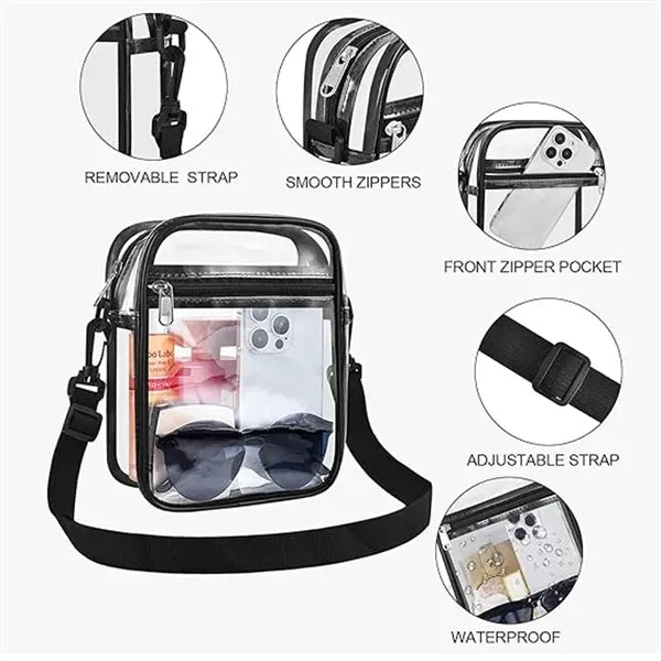 Clear Purse Stadium Messenger Bag