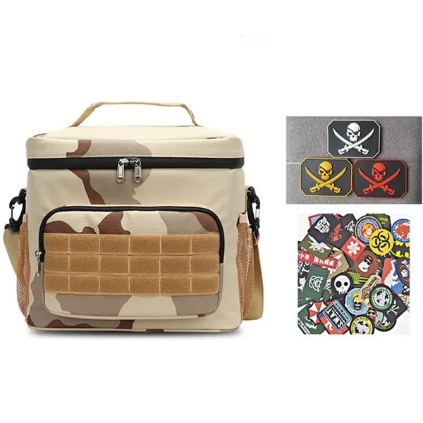 15L Tactical Insulated Lunch Box Large Refrigerated Tote Bag