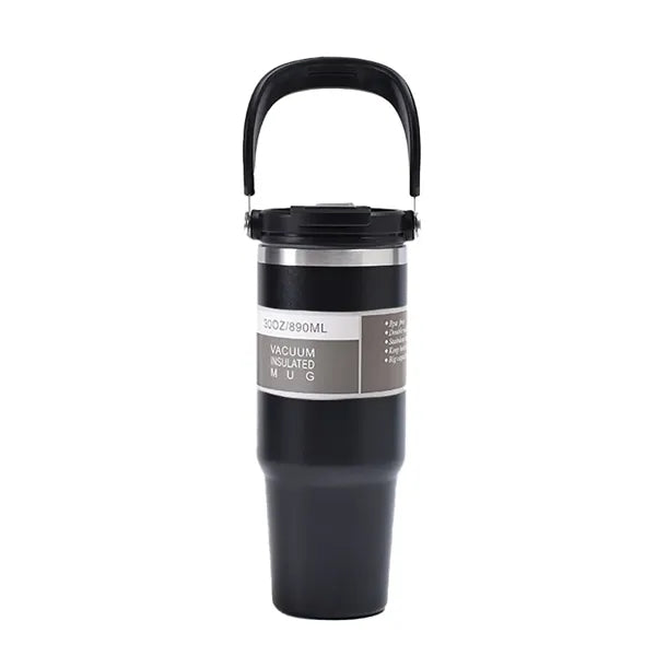 30oz Insulated Travel Mug with Handle Full Color Printing