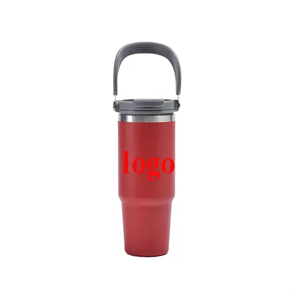 30oz Insulated Travel Mug with Handle Full Color Printing