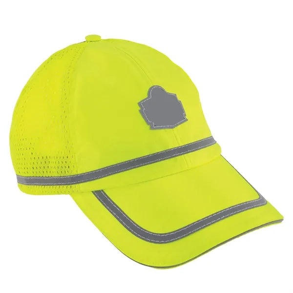 Safety Hat with Reflective Strips and Logo Label