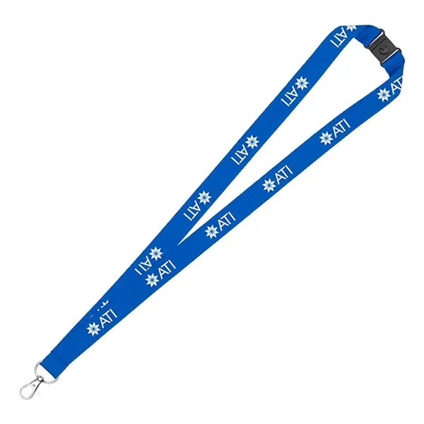 3/4" Eco Friendly rPET Lanyard with Safety Breakaway