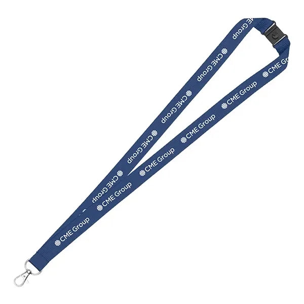 3/4" Eco Friendly rPET Lanyard with Safety Breakaway
