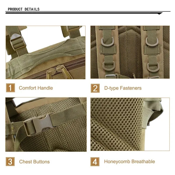 Outdoor Sports Pack Hiking Bag Tactical 30L Backpack