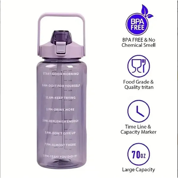 Large Portable Travel Bottles Sports Fitness Cup