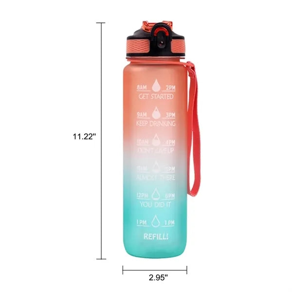 Transparent Blank Drinking Outdoor Plastic Water Bottle