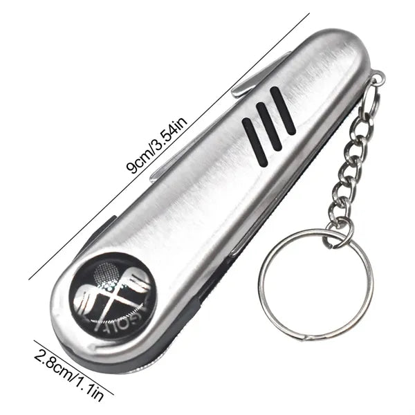 Multi Stainless Steel Golf Club Brush Groove Cleaner