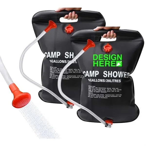 Portable 5 Gallons/20L Camping Solar Shower Bag