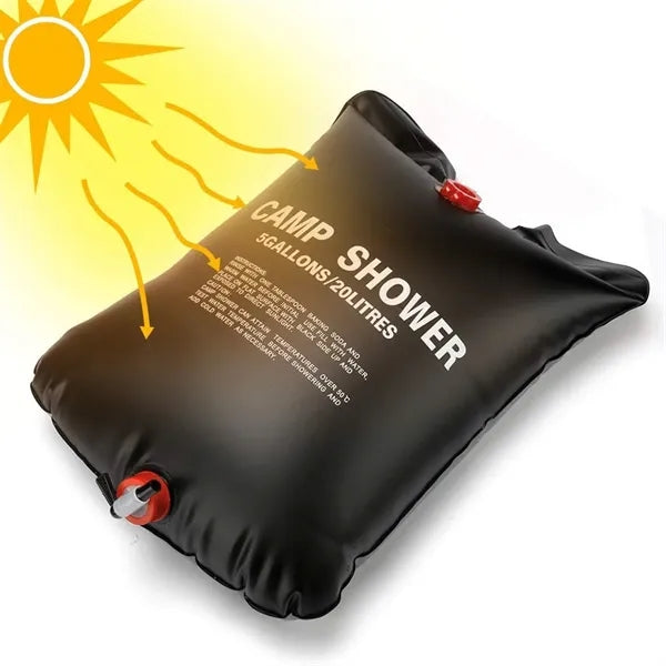 Portable 5 Gallons/20L Camping Solar Shower Bag