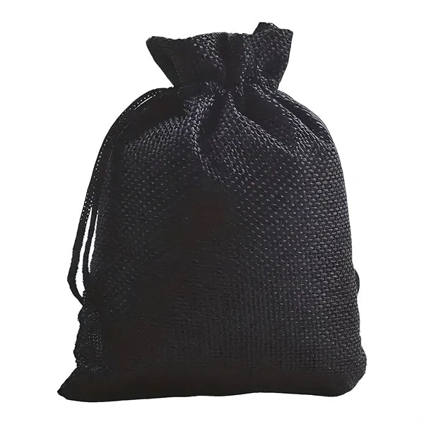 Stylish Burlap Bags Jewelry With Drawstring