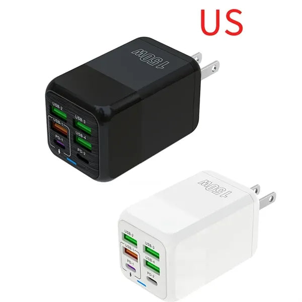 150W 4USB+2PD Multi-Port Fast Charger
