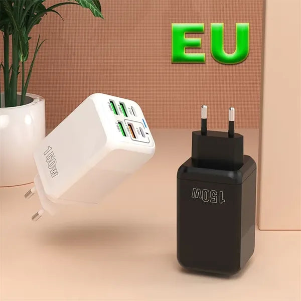 150W 4USB+2PD Multi-Port Fast Charger