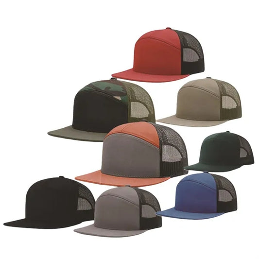 Mesh Recreational Outdoor Trucker Snapback Cap