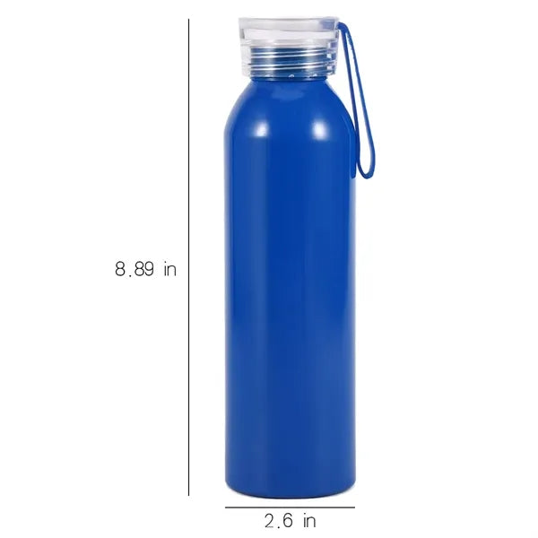 20oz. Wide Mouth Sport Water Bottle W/ Handle And Lid