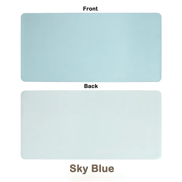Dual-Sided Large Leather Mouse Pad