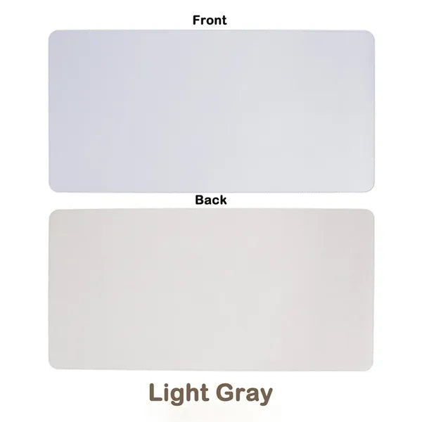 Dual-Sided Large Leather Mouse Pad