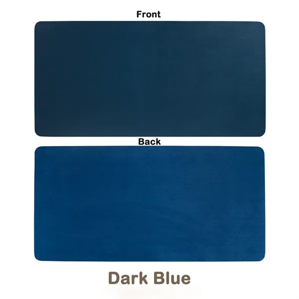 Dual-Sided Large Leather Mouse Pad