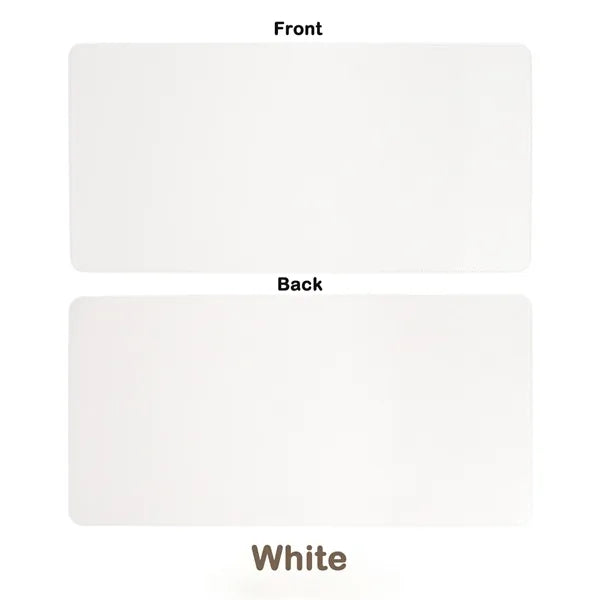 Dual-Sided Large Leather Mouse Pad