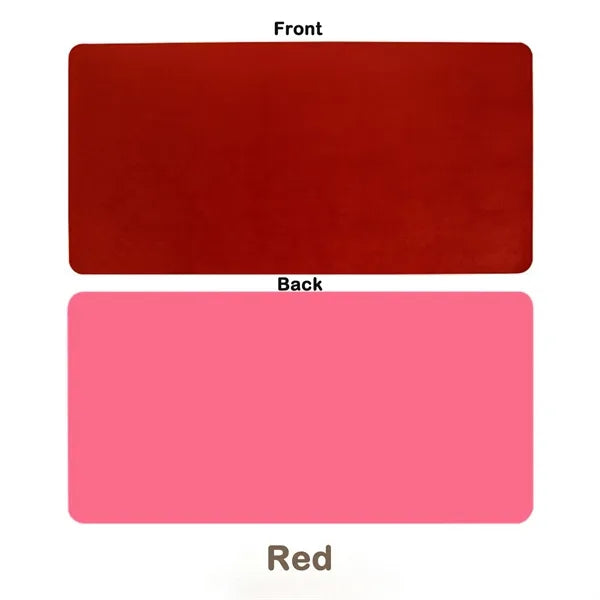 Dual-Sided Large Leather Mouse Pad