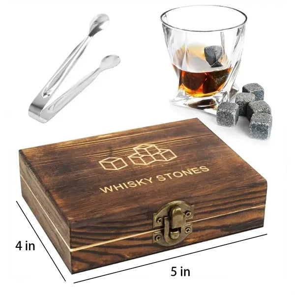 Recyclable Chilling Rocks Ice Wine Stones Frozen Set