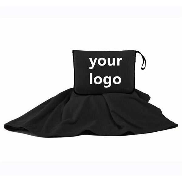 Zippered Travel Fleece Blanket