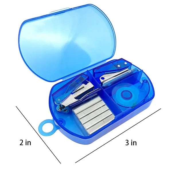 Basics Office Supplies Desk Accessories Kit Stapler Set Tape