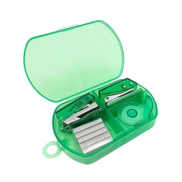 Basics Office Supplies Desk Accessories Kit Stapler Set Tape