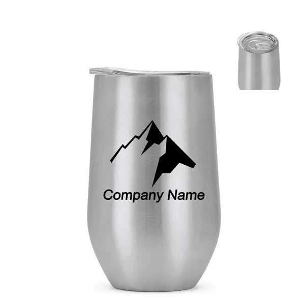 Homewares Double Wall Stainless Steel Stemless Wine Glass