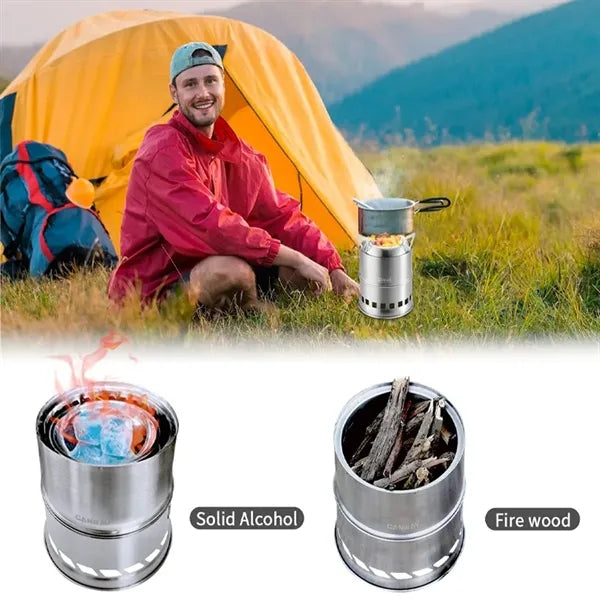 Portable Camping Stove Wood Mini