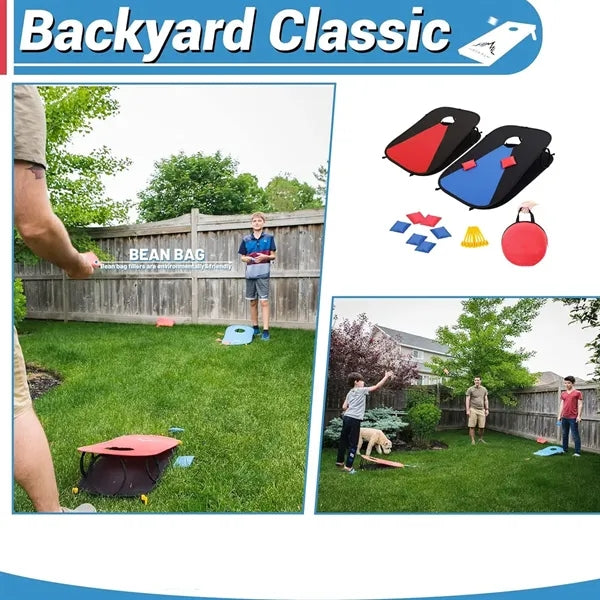 Collapsible Portable Cornhole Bean Bag Toss Game