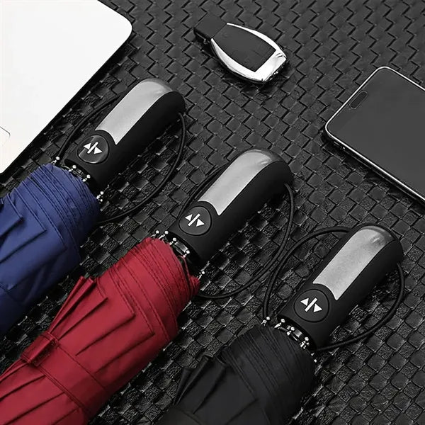 Portable Men Women Automatic Windproof Waterproof Umbrella