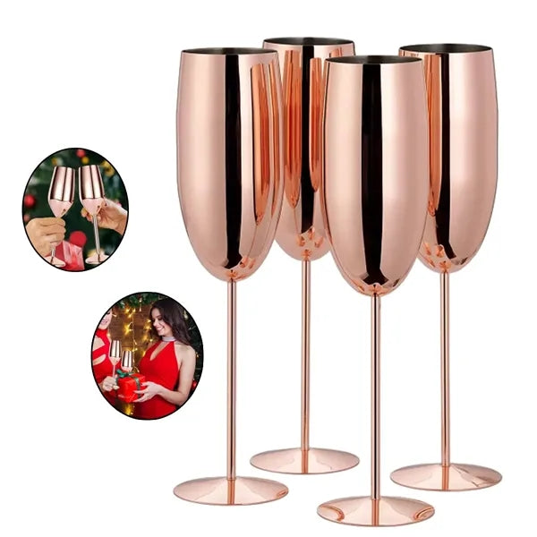 Stainless Steel Unbreakable Wine Glasses