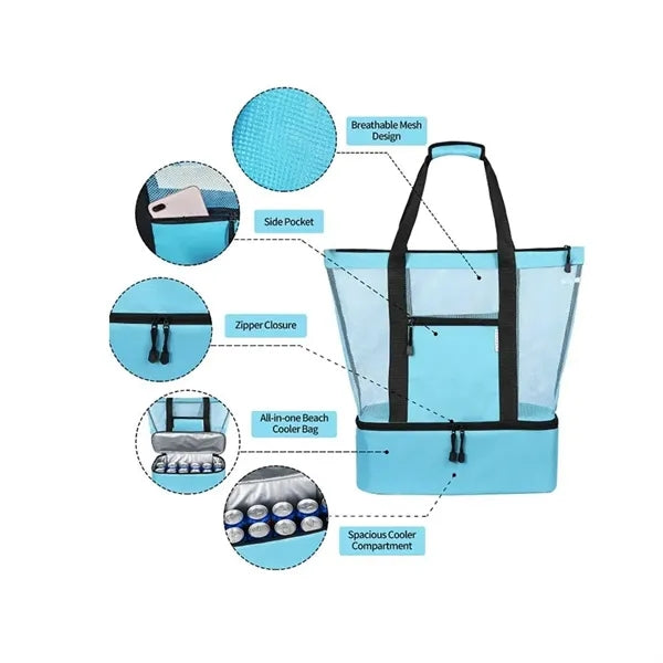 Mesh Beach Tote Bag