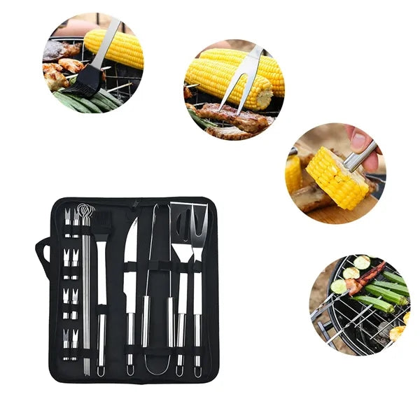 20 Pcs Grilling Accessories Bbq Grill Tools Set