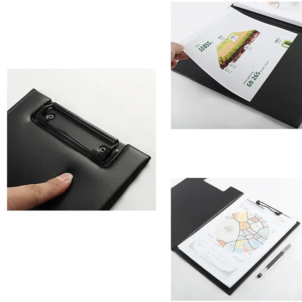 Leather Business Portfolio Binder