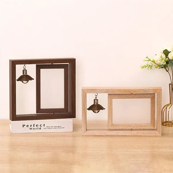 Wooden Desktop Decor Memorial Picture Frame
