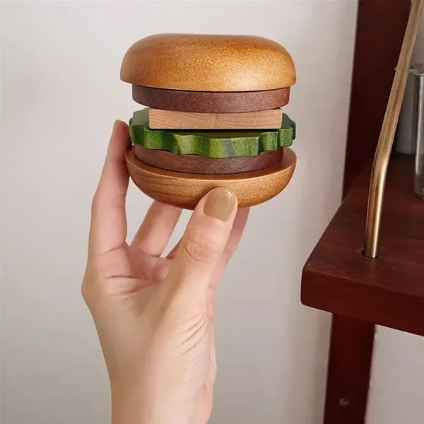 Hamburger Coaster Set With Magnet