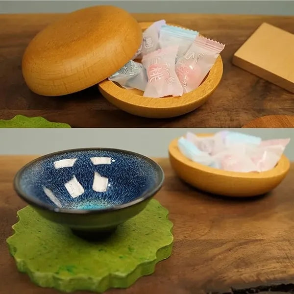Hamburger Coaster Set With Magnet