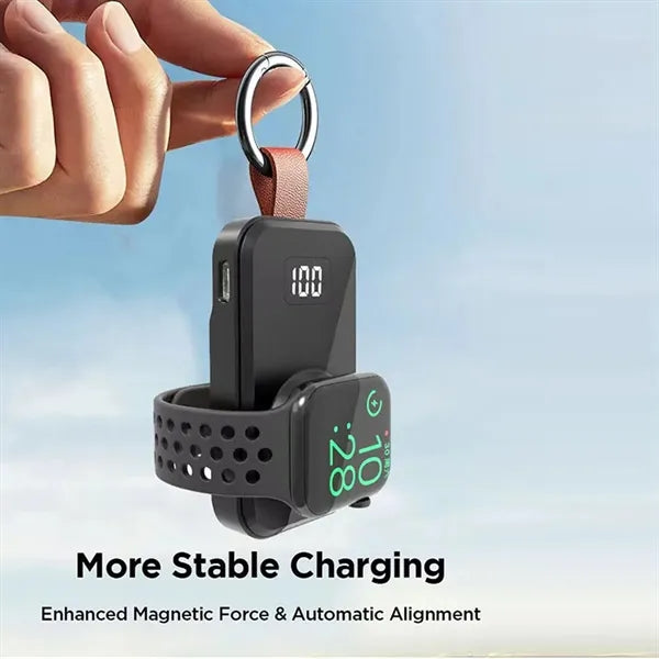Portable Charger For Apple Watch With Keychain