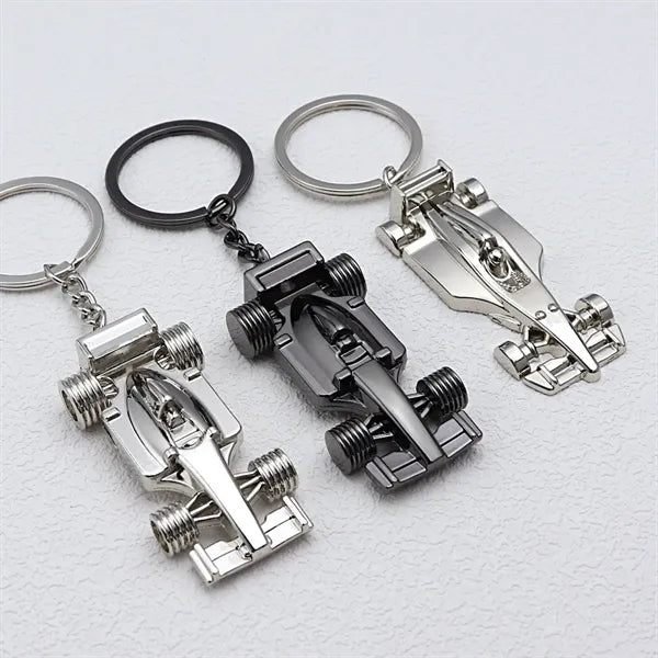 3D F1 Race Car Keychain