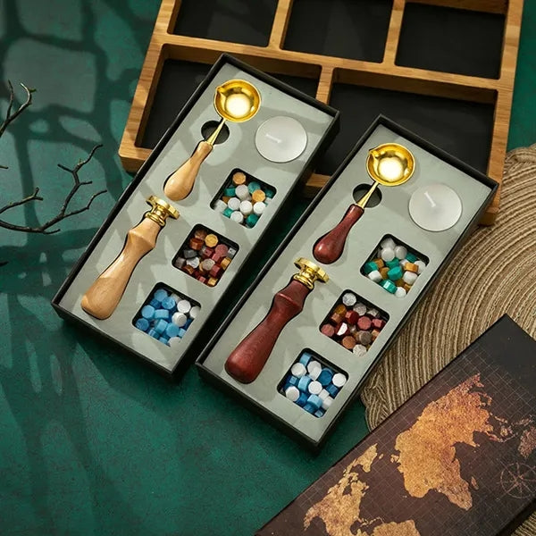 Diy Custom Stamps Wax Seal Box Kit