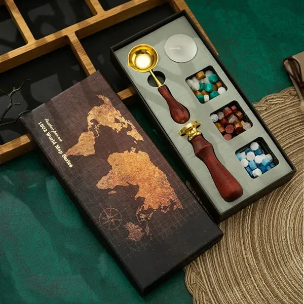 Diy Custom Stamps Wax Seal Box Kit