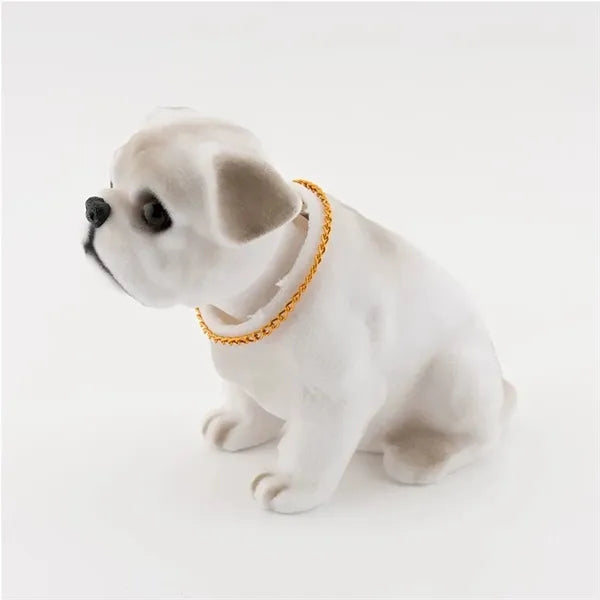 Car Shaking Head Nodding Bulldog Dog Decoration