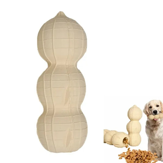 Natural Rubber Peanut Shaped Dog Chew Toy