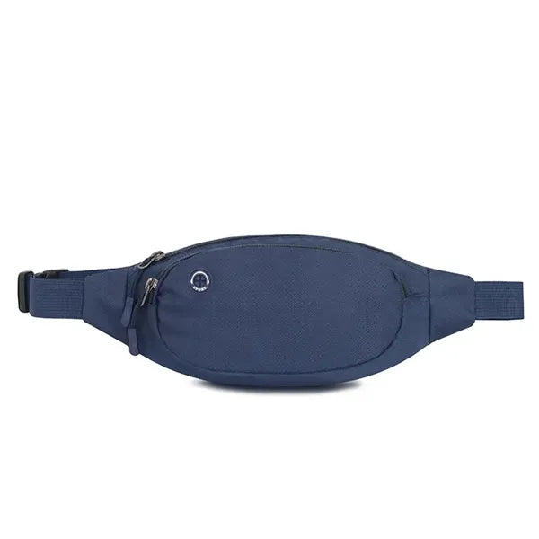 Large Crossbody Fanny Pack with 3-Zipper Pockets
