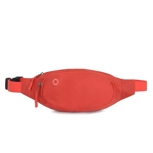 Large Crossbody Fanny Pack with 3-Zipper Pockets
