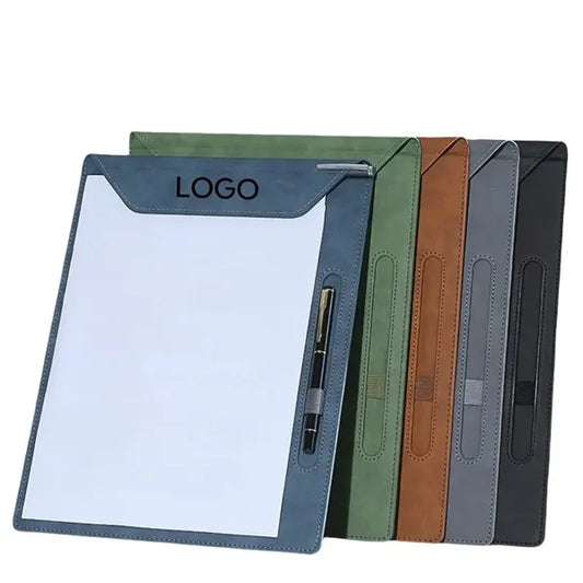 Professional A4 Faux Leather Portfolio Clipboard