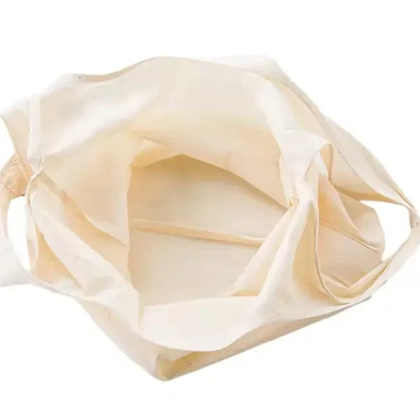 Foldable Cotton Shopping Tote In Clip Bag